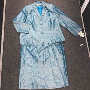 $240 Suit Studio New York 18W 2 Pcs Suit Women’s Blazer & Skirt